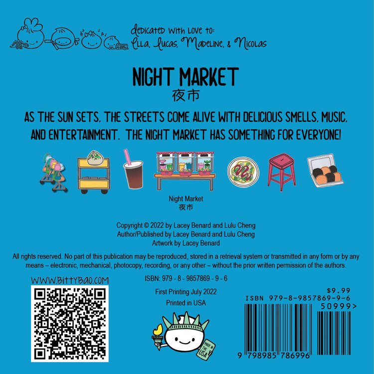 Night market back cover